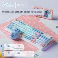 mechanical gaming keyboard wireless keyboard Stitch keyboard mouse wireless bluetooth girls cute off