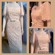 MODERN FILIPINIANA MIDI DRESS