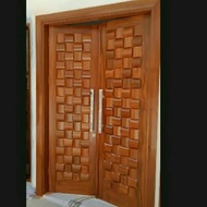 Jual pintu kupu tarung anyaman kayu kamper Murah