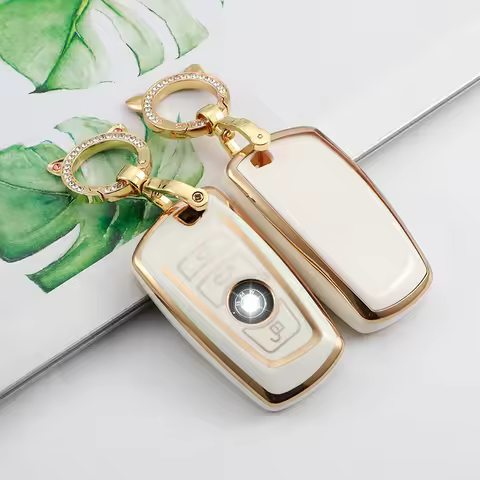 Keyring TPU Car Key Case Cover for BMW F20 F30 G20 F31 F34 F10 G30 F11 M1 M2 M6 X2 X3 F25 1 3 6 Seri