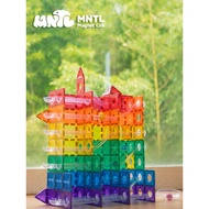 [48H Shipping] MNTL Jinju Star Diamond Color Window Magnetic Tiles Pipe Small Balls Children's Educa