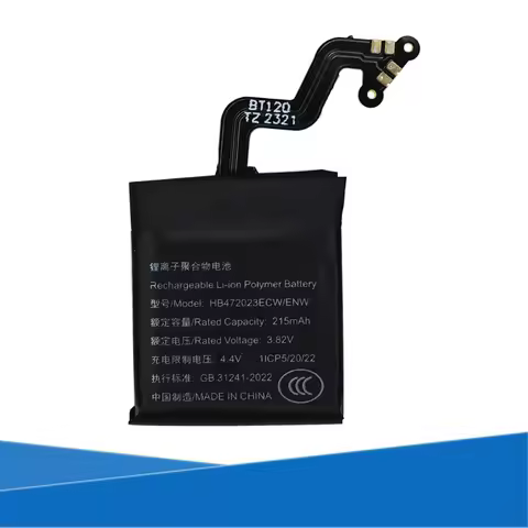 Original Replaces 215mAh 3.82V HB472023ECW Battery For Huawei Watch GT2 42mm DAN-B19 Smart Device