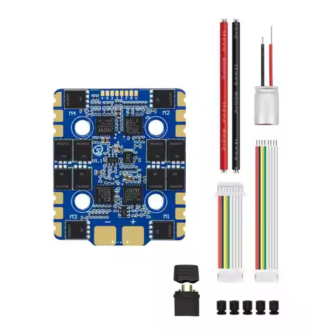 SEQURE Blueson A1 ESC 6S 65A / 8S 70A 20mm Hole Spacing 128KHz 4IN1 Electronic Speed Controller for 