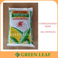 (REPACK 1KG) Complehumus 8-8-8-8+3MgO+TE Zeenex Baja Kopi Organik Organic Fertilizer NPK 8888