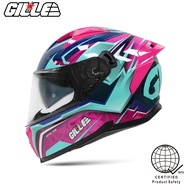 GILLE Z-501 GTS V2 SYNTH Full Face Dual Visor Motorcycle Helmet