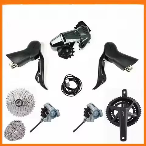 2025 WHEELTOP EDS GEX RX6701SGS Gravel bike Electronic Wireless Groupset,7-13Speed,hydraulic disc br