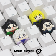 คีย์บอร์ดแบบจักรกล Resin Anime Full-Time Hunter Single Keycap Character Customization Non-Lighted Co
