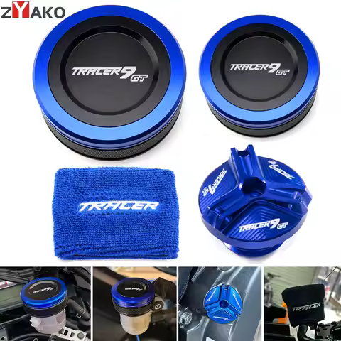 For Yamaha TRACER 9 GT 2025 9GT tracer9gt 2021-2025 CNC Motorcycle Rear Front Brake Fluid Reservior 
