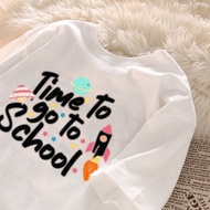 Kaos Retro Space Adventure Back to School Atasan Tshirt korean baju tshirt wanita lengan vintage len
