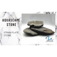 Stram Flate Stone decoration for Aquascape