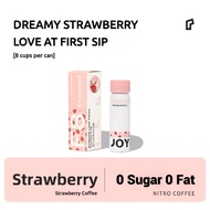 JOYINBAG F8 Strawberry Nitro Coffee 8 Espresso Shots Per Can [ Dreamy Strawberry] Nitro Instant Coff