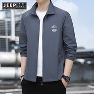 jeep spirit 1941 estdt Sun Protective Jackets for Men Outdoor Anti-UV Sportswear Hiking Camping Fish