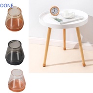 OONE 8pcs Chair Leg Caps, Non-Slip Silicone Chair Feet Cover, TPR with Felt Rubber Round Floor Prote