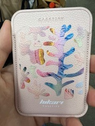 Casetify MagSafe Wallet (HIKARI x CASETiFY) Coral Pink