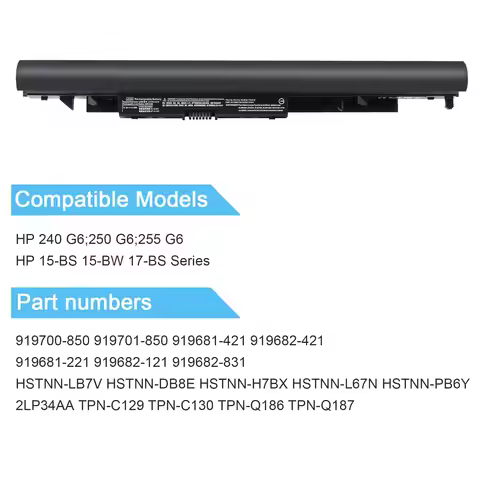 New 919700-850 JC03 JC04 Laptop Battery for All Hp 15-BS 15-BW 17-BS Notebook PC series fits Spare 9
