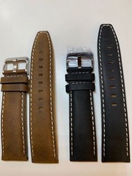 22mm油皮錶帶 Genuine leather strap