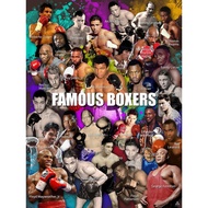 Famous Boxers Poster Boxing Wall Art For Home Gym Bedroom 8x24 Unframed