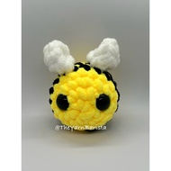 Crochet Squishy / Stressball Bee Plushie / Keychain