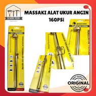 MASSAKI CAR TIRE AIR MEASURING TOOL TRUCK/ 160 psi TIRE GAUGE 160psi