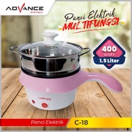 ADVANCE MULTIFUNCTIONAL ELECTRIC PAN 18 CM C-18 C18 C 18 GUARANTEED ORIGINAL THICKNESS