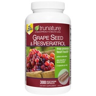 美國Trunature 葡萄籽+白藜蘆醇 300粒