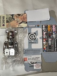Bearbrick 13 代 電鍍銀色 字母@字 100%