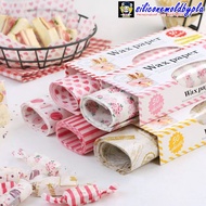 กระดาษไขห่ออาหาร ห่อขนม กระดาษไขเปเปอร์แว๊ก (Paper Wax) ห่อขนม อาหาร แซนวิซ คุ๊กกี้ (1 กล่อง มี 50 แ