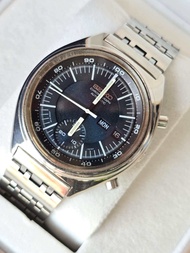 นาฬิกา Seiko 6139 7070 Baby Jumbo Petroleum Vintage Mens Original Preserved