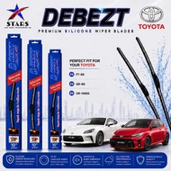 DEBEZT PREMIUM SILICONE WIPER BLADE TOYOTA FT-86 / GR-86 / GR YARIS SILENT WIPER BLADE ALL WEATHER W