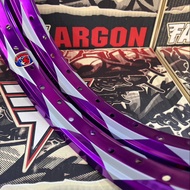 วงล้อ Falcon Argon 17-1.40 จตุคามทราย  มี 4 สีให้เลือก สีทอง สีแดง สีม่วง สีน้ำเงิน **ราคาต่อคู่**