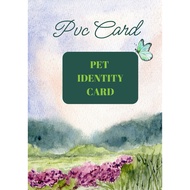 [Ready in 1 Day] Double-sided Pet IC PVC Card, Cat IC, Dog IC