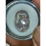 Batu kecubung jeli berair kristal 9.40 carat