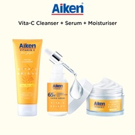 Aiken Vita-C Brightening Perfect Starter Skincare Kit | Skincare |Vitamin C | Brighten Skin | Non-St
