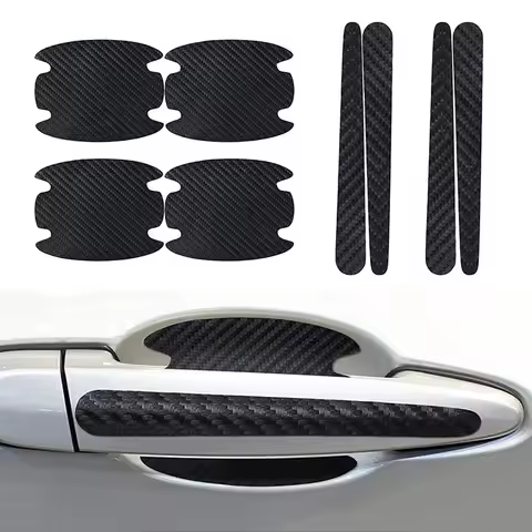 8PCS door handle sticker, scratch-proof car door protective sticker, door bowl protective film