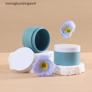 Twsg 1/2 Pcs 100g Blue Injection Molding Plastic Jar Face Cream Hair Wax Thick Plastic Cosmetic Cont