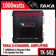 Car Amplifier 1000Watts 2-CH Channel TAKA High Performance Power Amp TK-502 Suitable for car speaker
