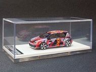 Timothy & Pierre 1/64 限量樹脂模型車 Volkswagen Golf GTI W12-650  # cartoon pattern