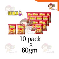 ( BUNDLE ) Bika Snack ** LARGE ** 60gmX10packs
