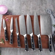 22Damascus Steel Knife Set Kitchen Knife Seven-Piece Chef Knife Universal Knife Slicing Knife Universal Fruit Knife CVO4