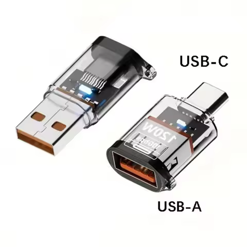 2 Pcs USB to USB C Adapter,USB Type C Female to USB Adapter, Type-C Male to USB-A Female Adapter 10G