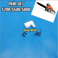 MESIN 5200 Pawl Pvc Horse Engine Chain saw Senso sinso Small Mini 5800 5500 5822 58cc 52cc