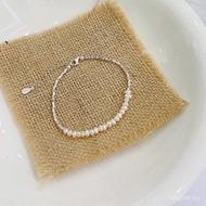 Hot Sale Irregular Live Bracelet Female Bracelet Broken Silver S925 Sterling Silver B6631 Pearl Brok