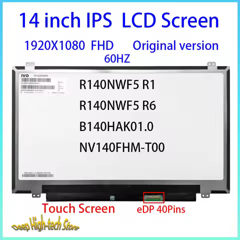 14 Inch Laptop LCD Touch Screen B140HAK01.0 For Lenovo ThinkPad T470P T470S T470 T480 T480S A485 Mat