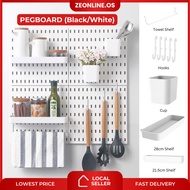 🇲🇾 Ready Stock Pegboard Perforated Display Board Wall Display Rack Peg Board Wall Mounted Hole Board