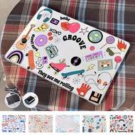 Music Graphic Print Case for 2025 New MacBook Air13 M4 A3240 Air15 M4 A3241 Pro14 M4 A3112 A3401 A31