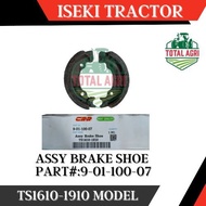 Brake Assy Shoe Iseki Tractor TS1610-1910 CRR Brand Part : 9-01-100-07