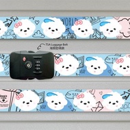 TSA海關密碼鎖行李帶比熊圖案