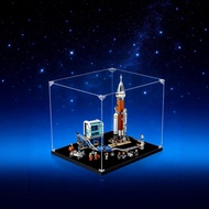 Figure Exhibition Display Box 手办陈列展示盒 Kotak Pameran Jernih For Lego 60228 Deep Space Rocket Launch C