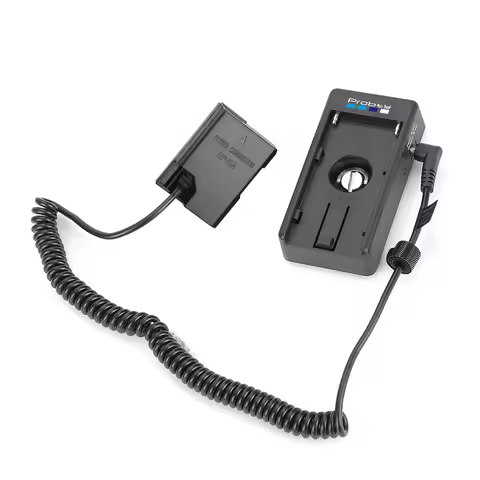 EN-EL14 EL14A EP-5A Dummy Battery with NP-F Battery Adapter Plate For Nikon D3100 D3200 D3300 D3400 