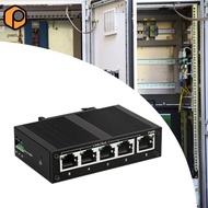 [prettyia] Industrial Ethernet Switch Ethernet Hub 10/100Mbps High Performance Plug And Play 1Gbps S